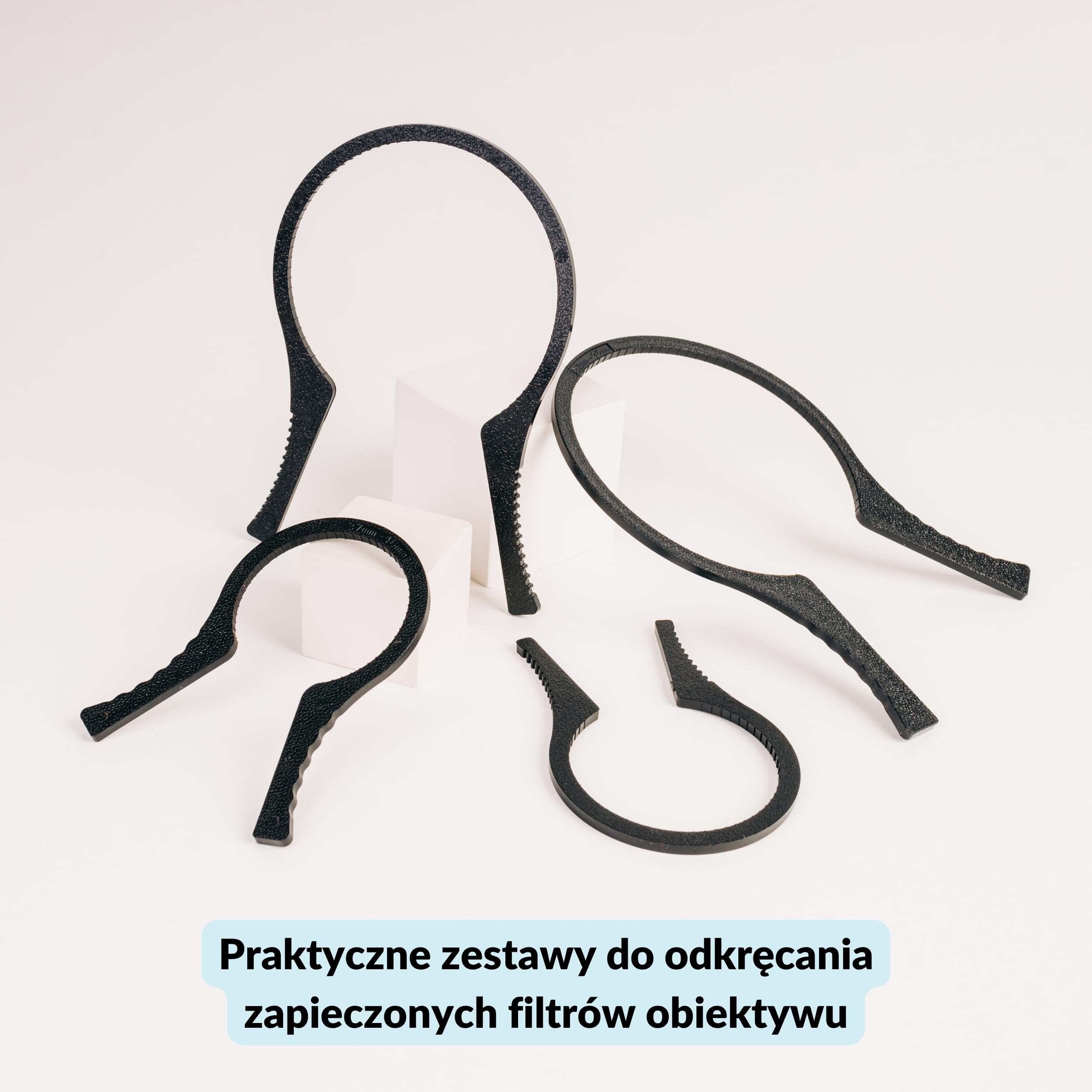 Zestaw zacisków do filtrów Lens-Aid do łatwego zdejmowania okrągłych filtrów obiektywu - Zaciski do filtrów lub klucz do filtrów do obiektywu aparatu