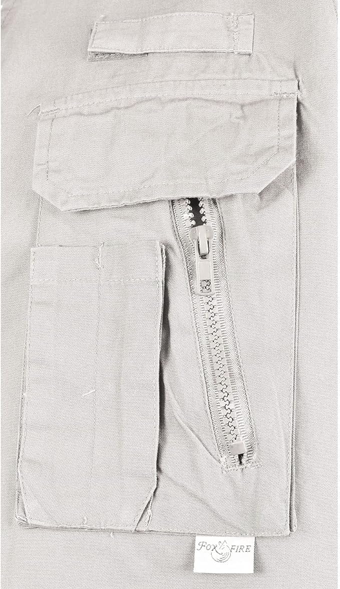 Foxfire Men's Utility Hiking Safari Vest for Travel, Photo, and Outdoor Wear with Pockets, Cotton