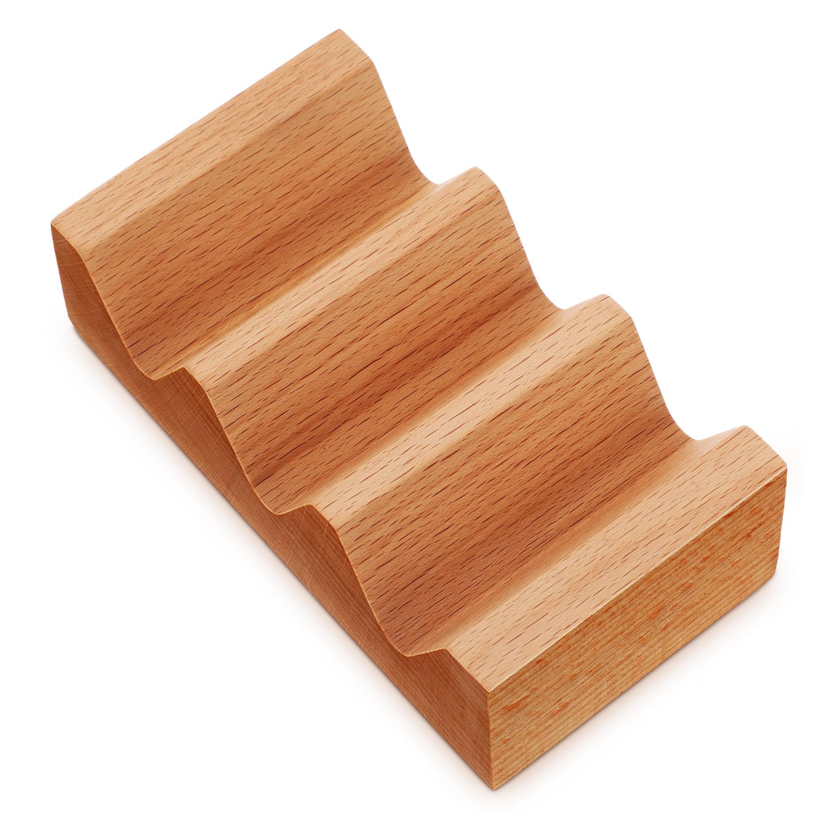 Cabilock Hand-polished Wooden Sushi Holder Versatile Restaurant Serving Tray Compact Design Easy Maintenance