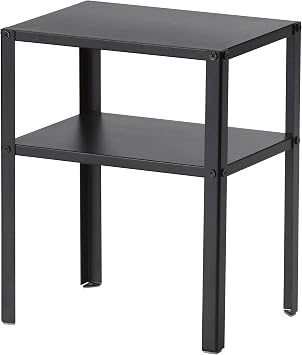 Ikea KNARREVIK Side Table, Black, 14.6 x 11.0 inches 37 x 28 cm