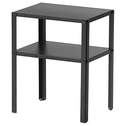 KNARREVIK Bedside Table, Black, 37x28 cm (14 5/8x11)