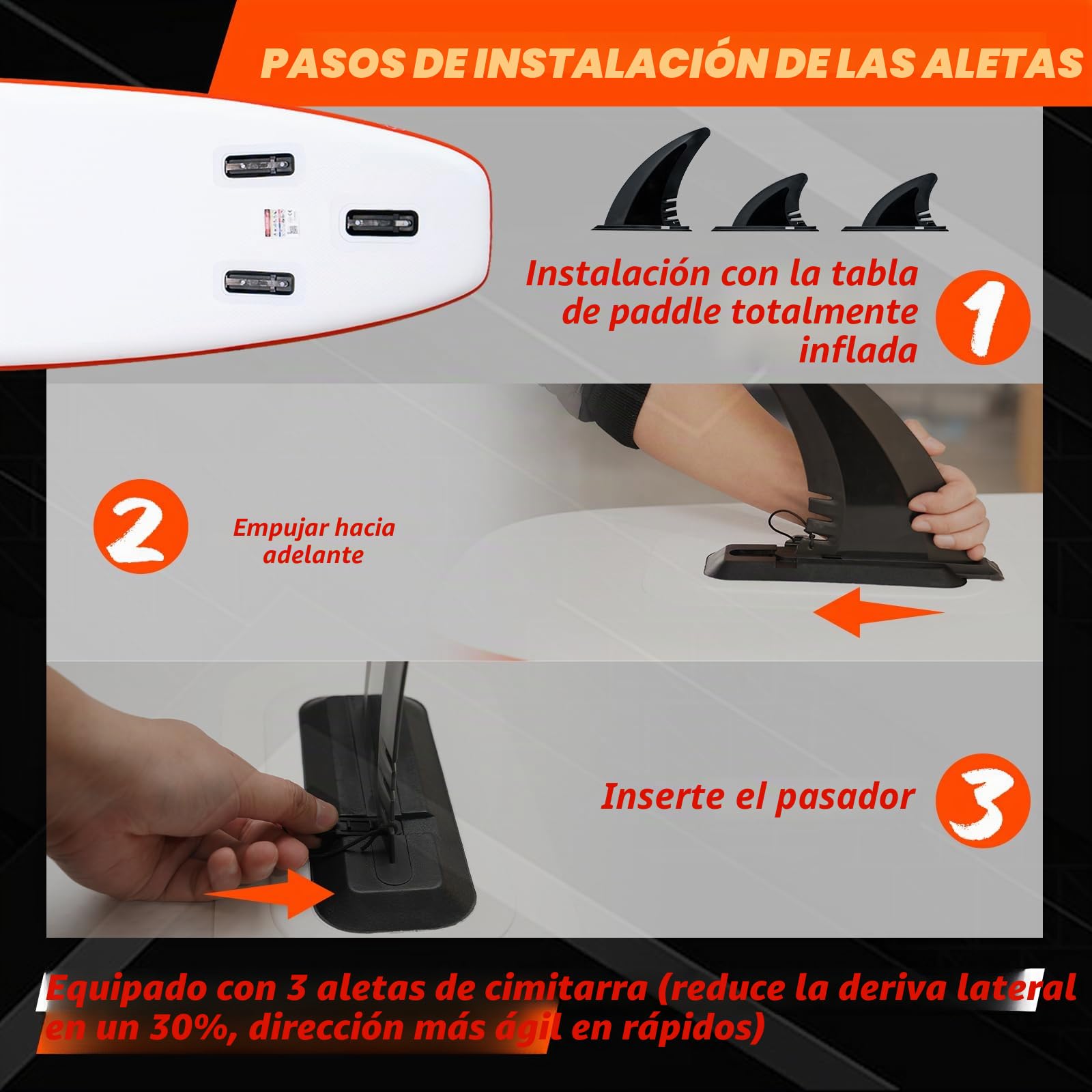 FunWater Tabla de Surf Hinchable Sup,with Bomba, PaletaMochila de Viaje,Correa para el pie,Bolsa Impermeable para teléfono móvil