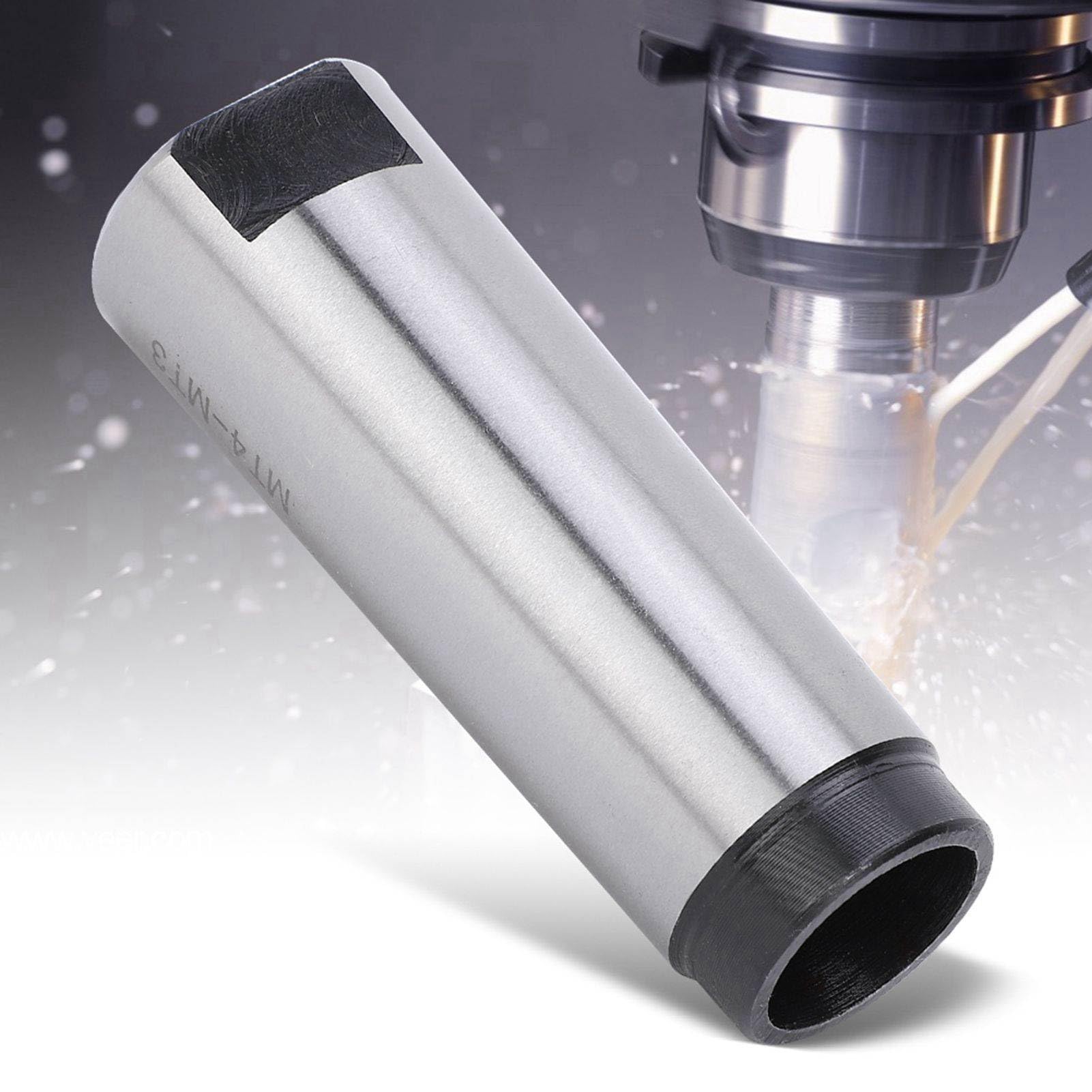 Oumefar Manchon de Perçage Conique Morse en Acier Rapide, Adaptateur Réducteur MT4 à MT3 pour le Fraisage de, Matériau Durable avec une dureté élevée pour les Montages CNC de Précision