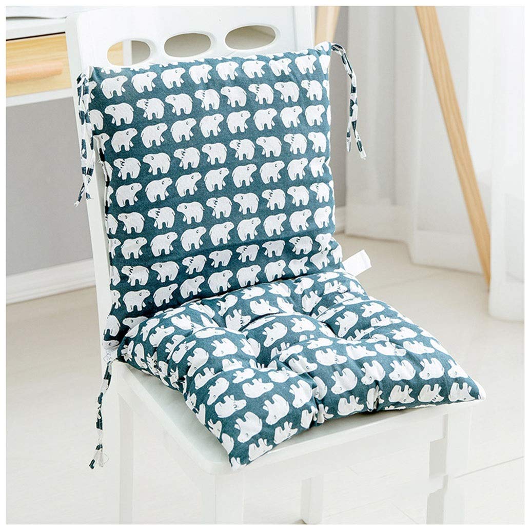 Lot De 2 Coussins De Chaise 40x80cm Avec Dossier - Gris, Intérieur/extérieur, Tissu Résistant à L’eau Et Sangles Ajustables