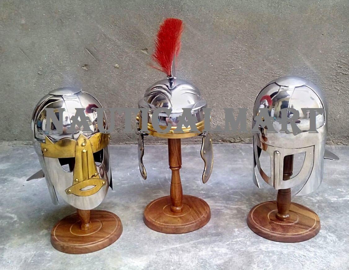 NauticalMart Medieval Roman Miniature Helmet Set of 3