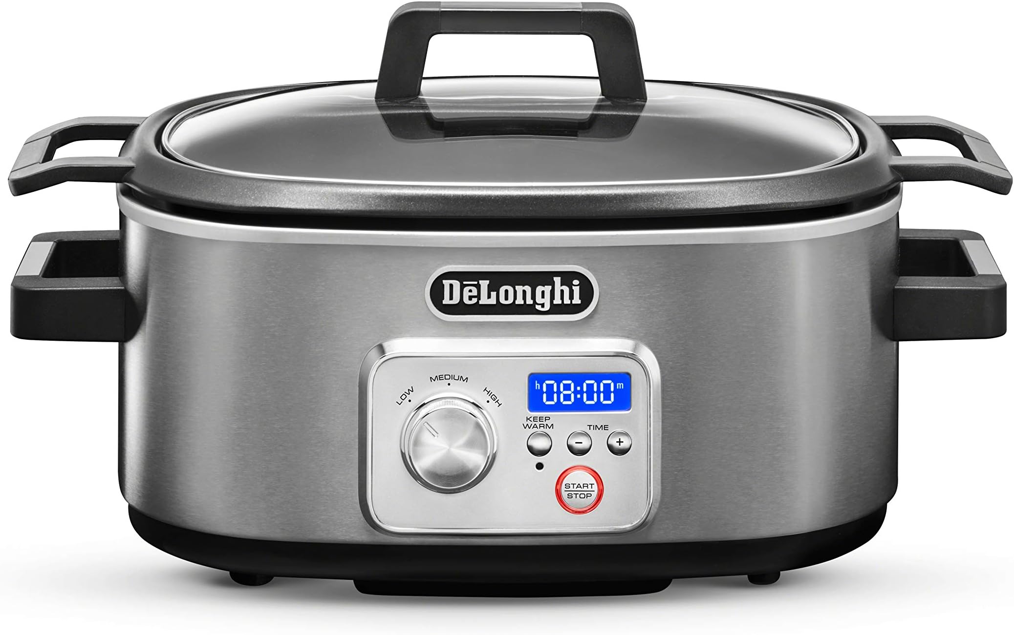 De'Longhi Livenza Programmable Slow Cooker with StovetopSafe Pot Home & Kitchen