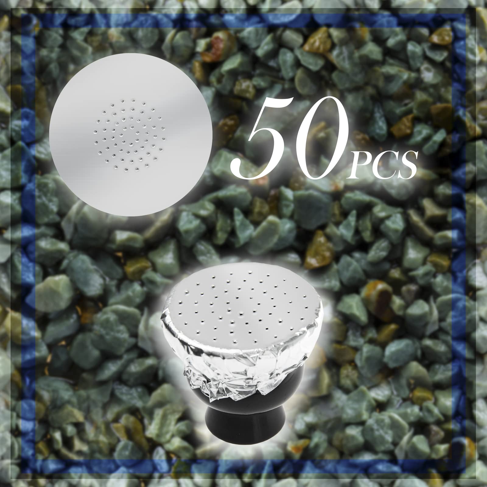 50,100,200 Hole Hole Hole Shisha Folia aluminiowa do fajki wodnej do miski fajki wodnej