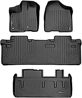 Vista 42 de MAXLINER Alfombrillas de Piso - Juego de Revestimiento de 3 Filas para Toyota Sienna 2013-2020