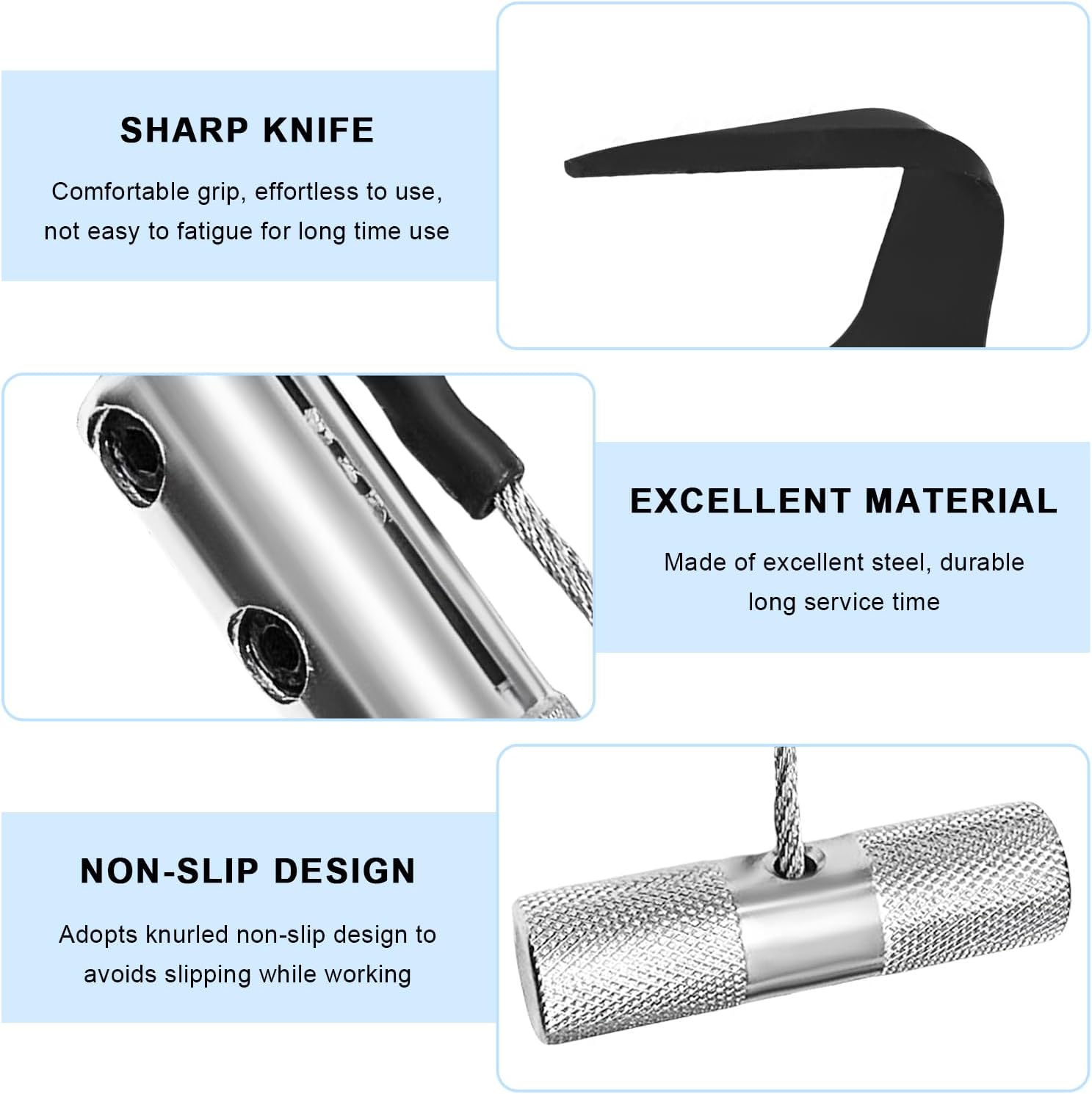 Windshield Removal Tool, Aluminium Alloy Auto Windscreen Replacement Tool with Steel Blade, Professional Window Glass Trim Remover for Sedan Truck SUV, Car Accessories