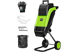 VIVOSUN 15-AMP Electric Mulcher Chipper Shredder: A Powerful Yard Waste Solution