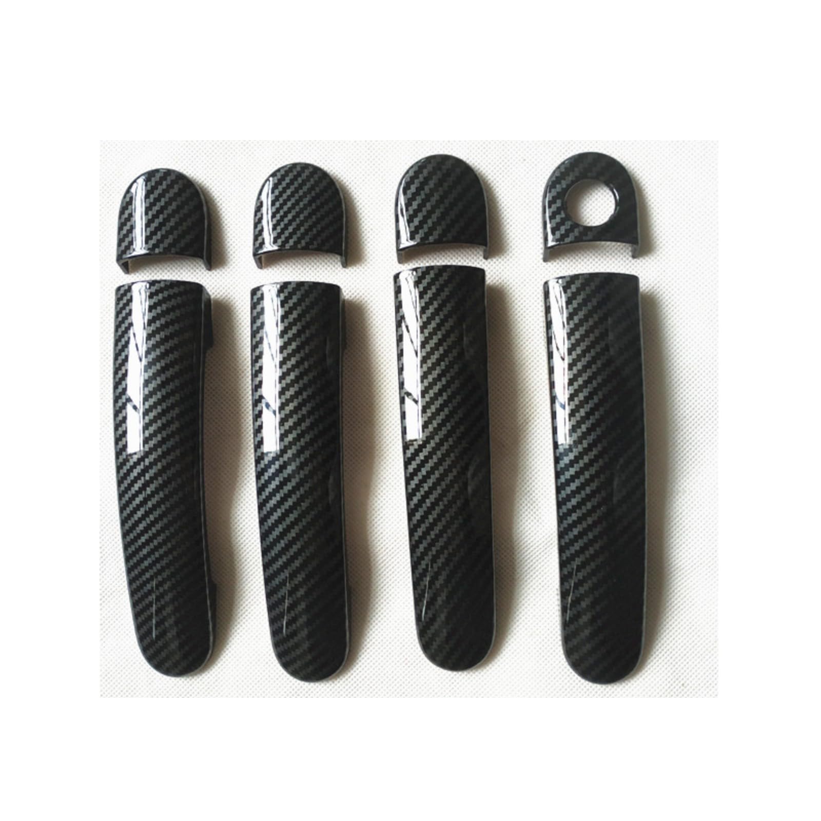 Poignée de porte de VW Polo 6R Mk4 Mk5 accessoire plastique carbone B