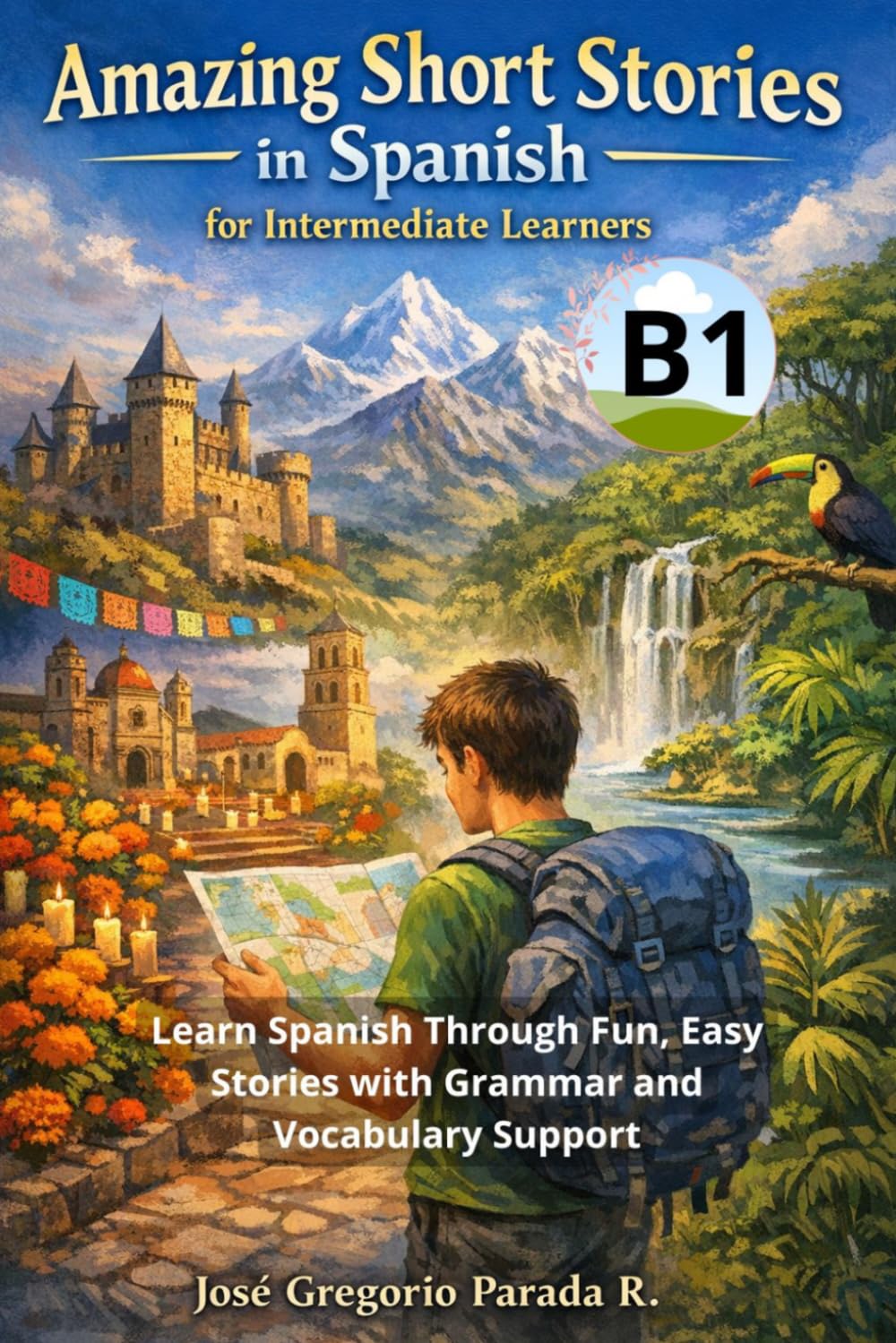 Amazing Short Stories in Spanish for Intermediate learners (B1): Learn Spanish Through Fun, Easy Stories with Grammar and Vocabulary Support (Spanish for foreign Students)