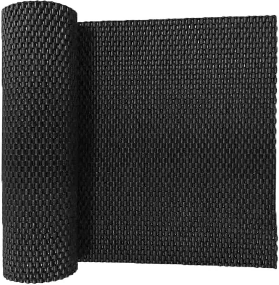 Non Slip Mat for Woodworking, 24 x 48in Workbench Mat, Black Drawer Shelf Liner for Shelves, Tool Box, Cabinet, Router, Drawer, Sa