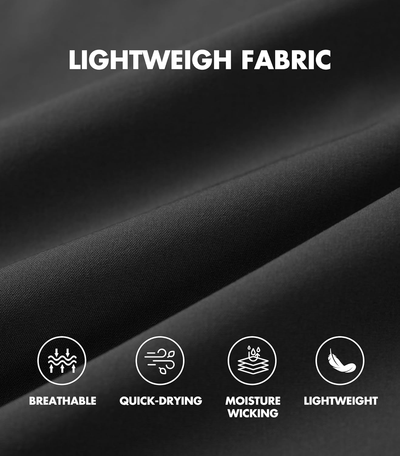 Separatec Mens Hiking Shorts - 7" Lightweight Quick Dry Casual Shorts with Zipper Pockets for Outdoor Active,Running,Travel - Image 6