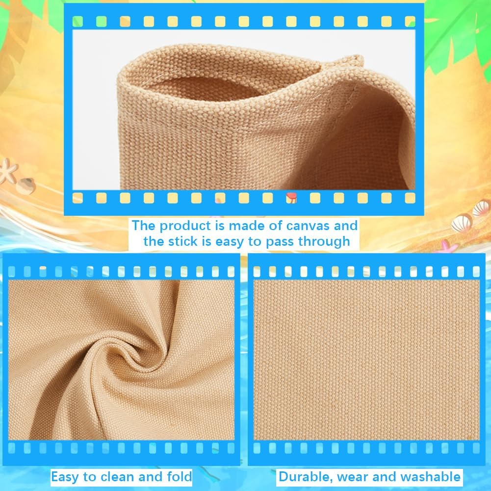 GORGECRAFT 2 Sets Directors Chair Covers Canvas Replacement Portable Makeup Artist Chair Seat Cover Fabric Khaki Folding Chairs Canvas Cloth for Garden Outdoors Accessories