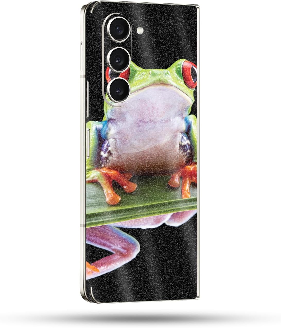 MightySkins Glossy Glitter Skin Compatible With Samsung Galaxy Z Fold 5 Full Wrap - Grizzly | Protective, Durable High-Gloss Glitter Finish | Easy to Apply, Remove, and Change Styles | Made in The USA