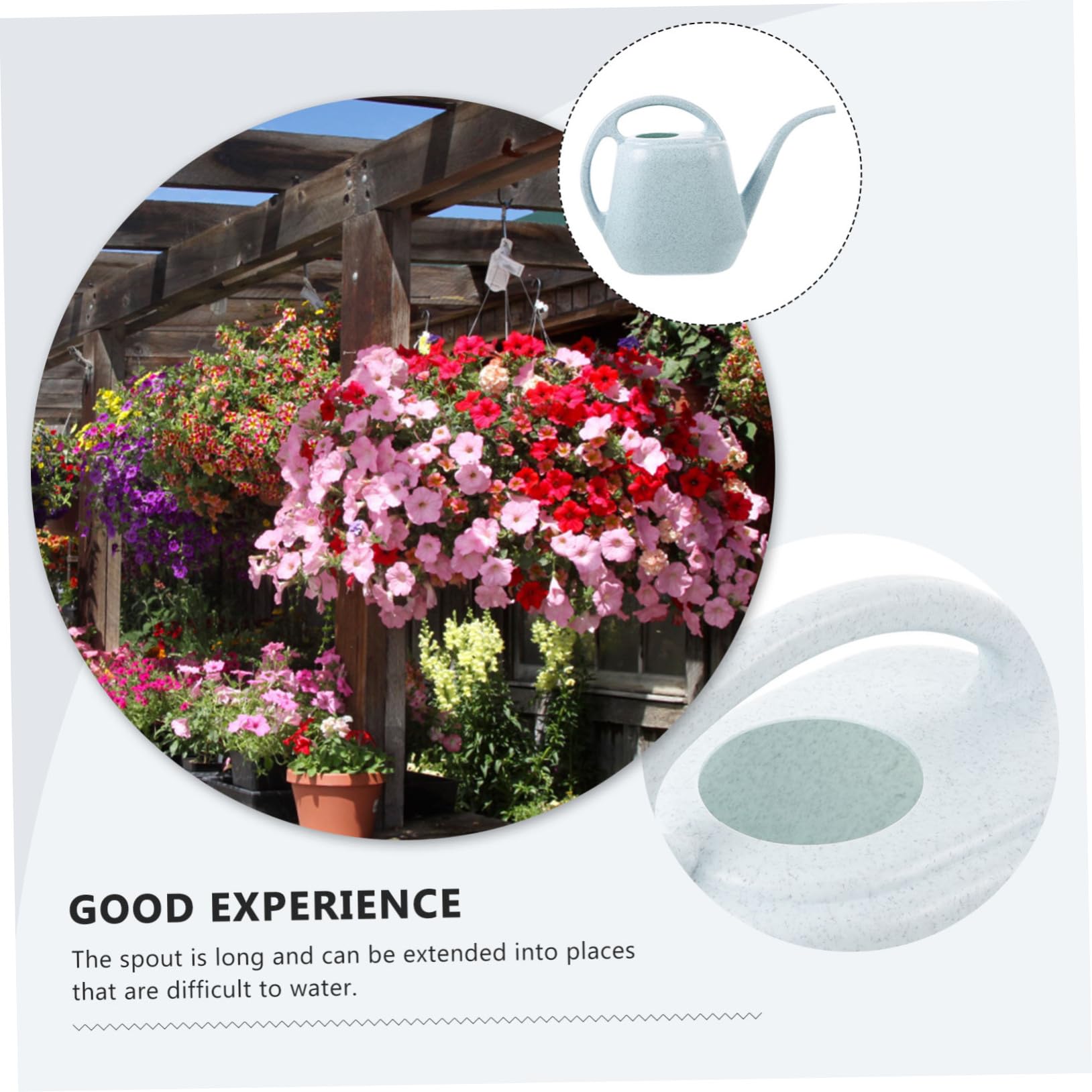 Yardwe 2pezzi Innaffiatoio Plastico Beccuccio Per Piante Succulente Leggero e Resistente Per Giardinaggio e Irrigazione Di Fiori Design Semplice e Funzionale Facile Da Usare e Maneggiare