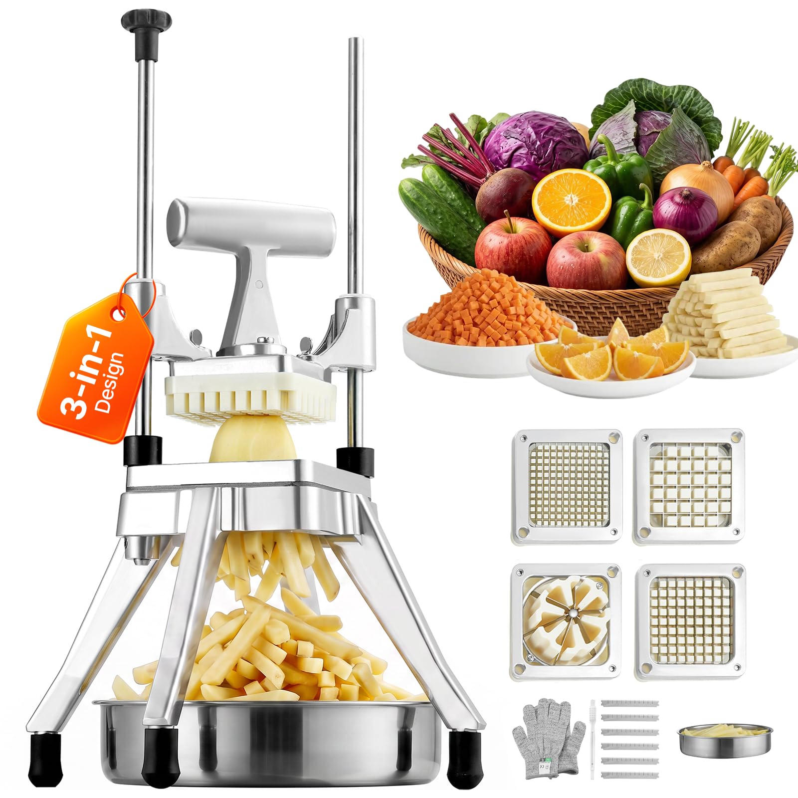 VEVOR Stainless Steel Commercial Chopper