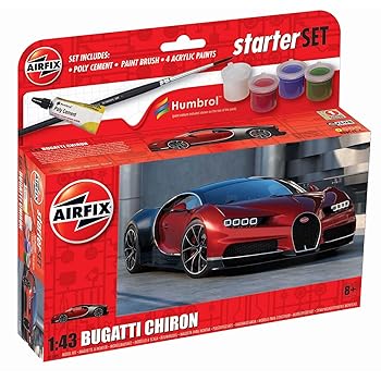Airfix Starter Set Bugatti Chiron Building Set