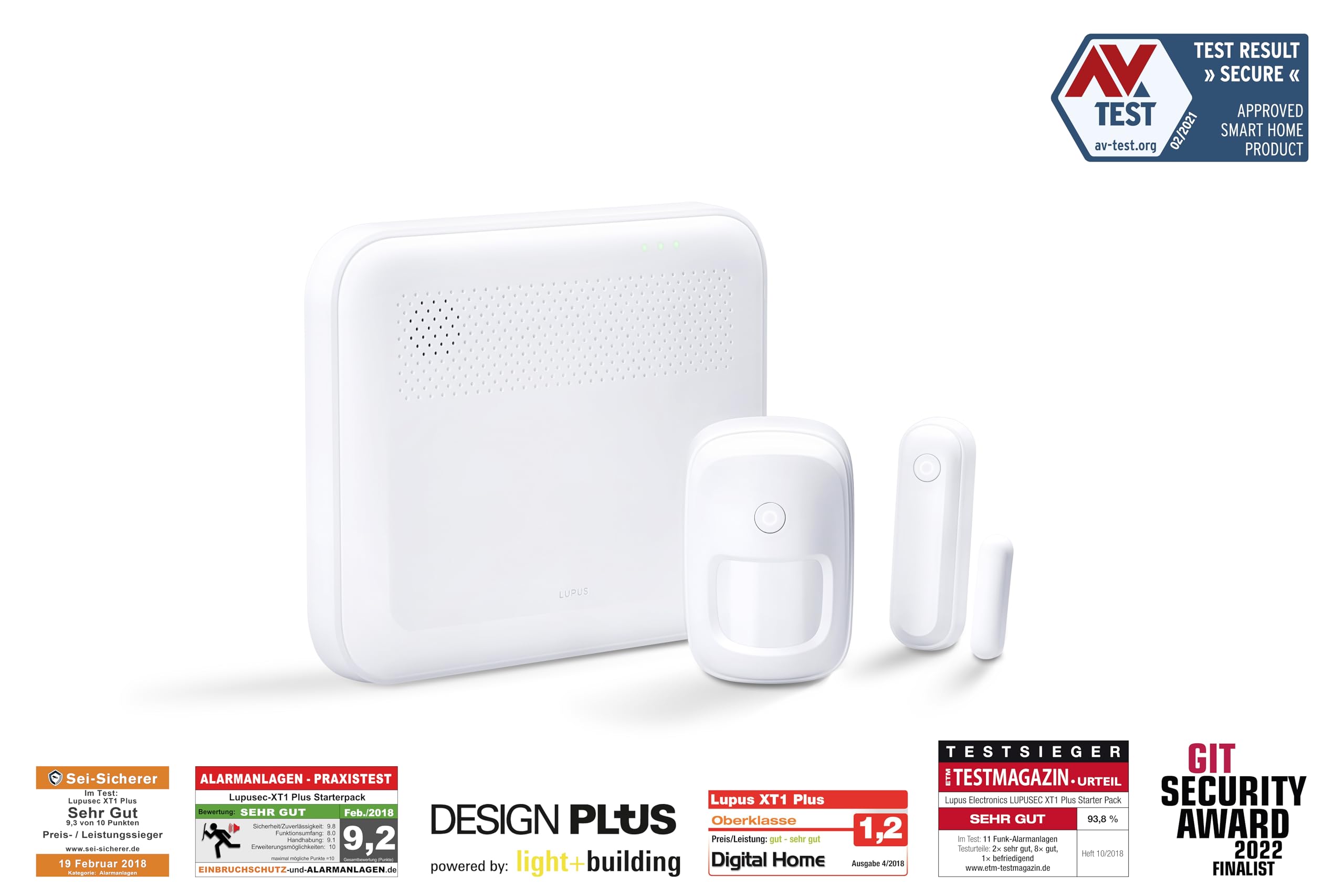 XT1 Plus Starter Pack, SmartHome Alarmanlage, Deutscher Hersteller, kostenloser Tel. Support, stetige Weiterentwicklung, Tibber Support, Alexa, Sonos, UVM.