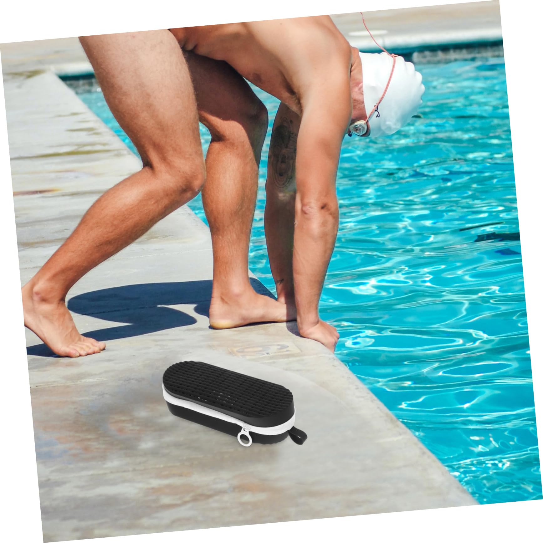 Yardwe 2 Stück Schwimmbrillen Aufbewahrungsbox Schwimmbrillen Etui Aufbewahrungsboxen Silikon en Abflussloch Brillenboxen Silikon Brillenetuis