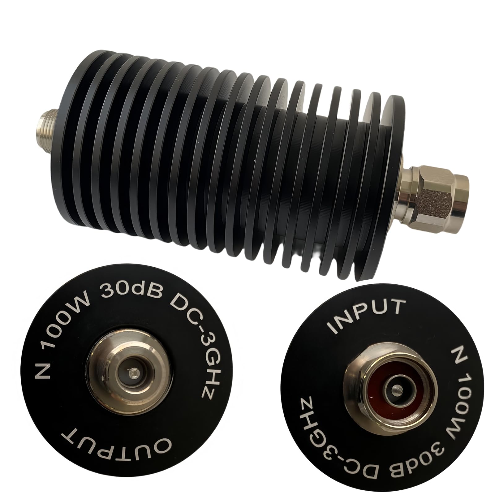 100 W N RF atenuador Fijo 3 GHz Conector 30dB