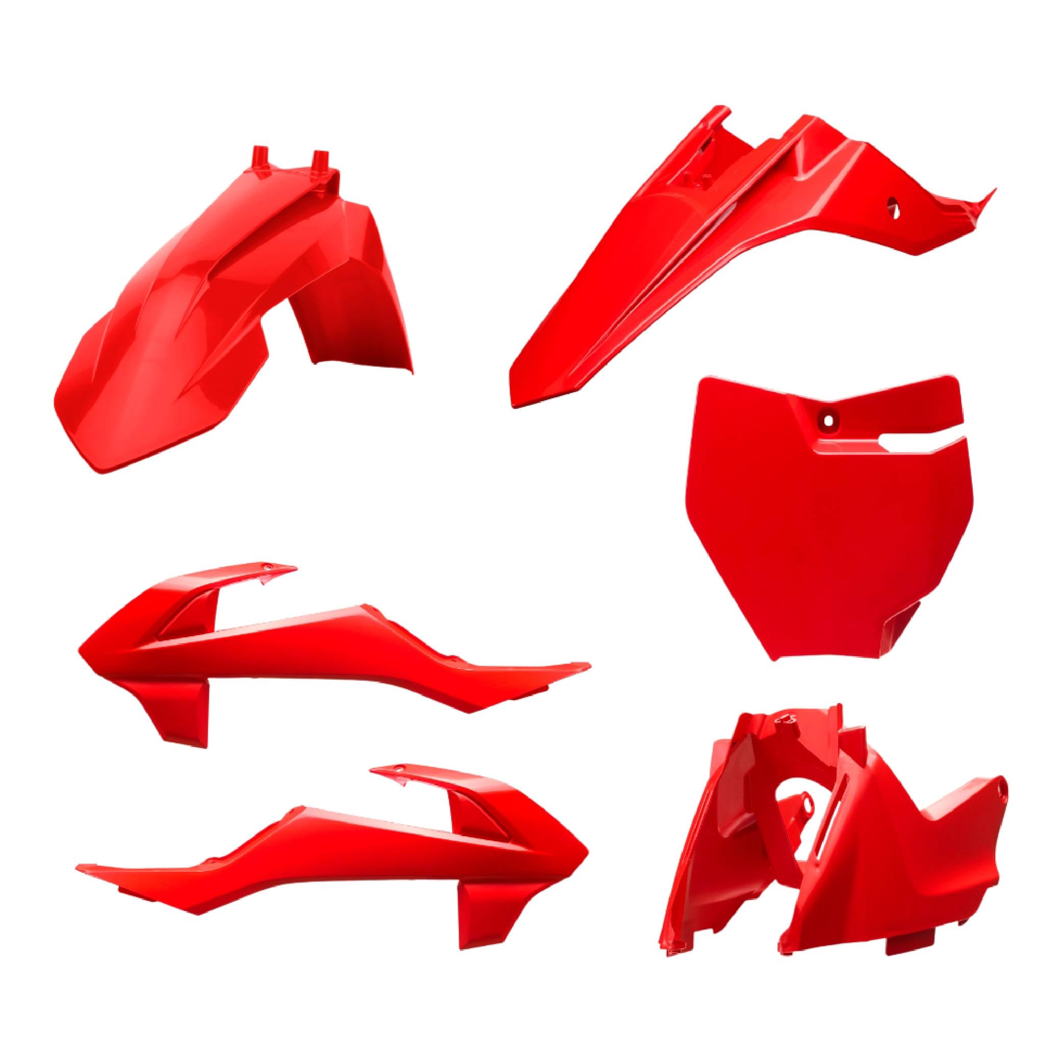 Polisport Plastic Kit Fits KTM SX 65 16-23 GasGas MC 65 21-23 Red