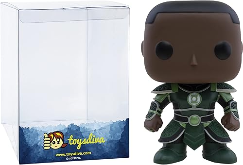G r e e n Lantern: P o p ! Heroes - Figura de vinilo con 1 protector gráfico compatible con 'ToysDiva' (400-52431 - B)
