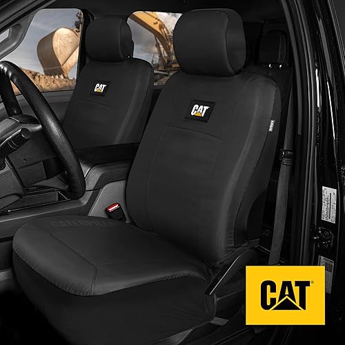 Miniatura 3 de Cat Funda de asiento de coche Oxford resistente para automóvil, material de lona duradero, ajuste universal, color negro