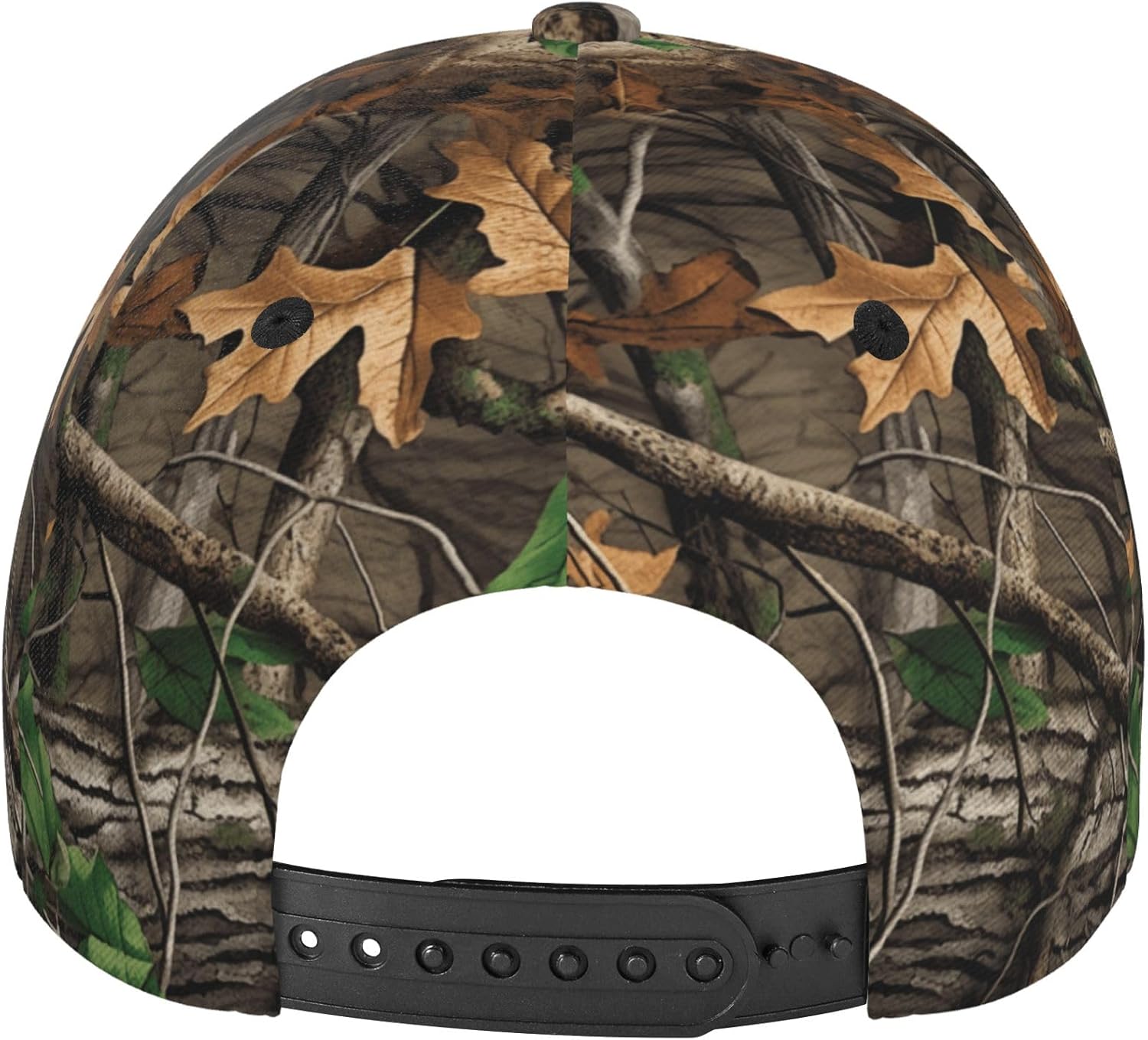 Camo Baseball Cap Adjustable Camouflage Hat Unisex Fishing Hat for Outdoor Sports One Size - Image 3