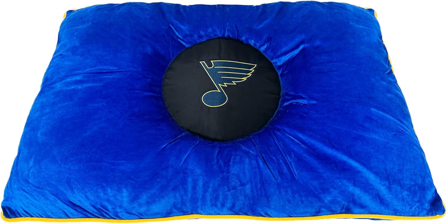 Pets First NHL Detroit RED Wings PET Bed - Soft & Cozy Plush Pillow Bed. Sports Themed Dog Bed. Cuddle, Warm Sports Mattress Bed for Dogs & Cats.