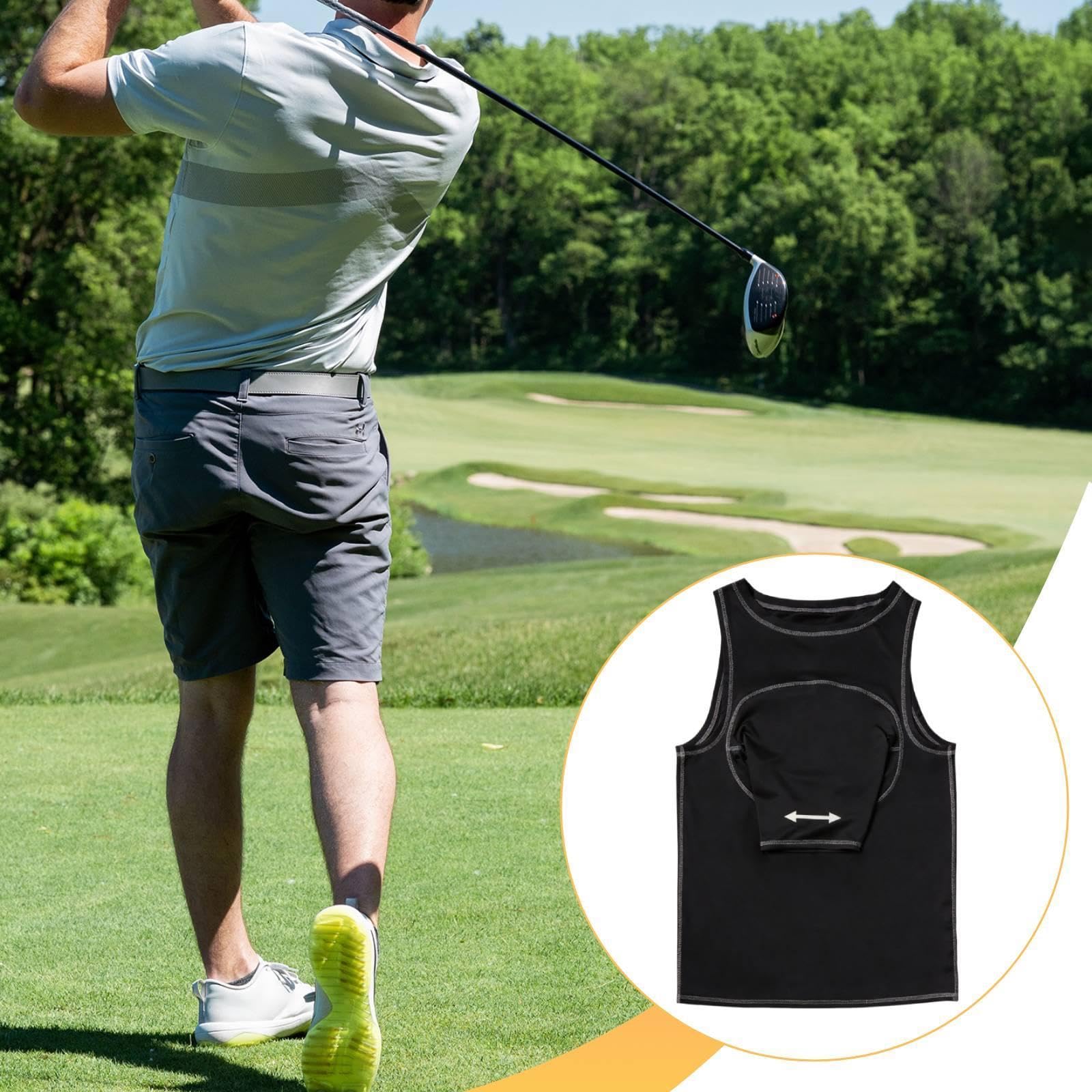 Baoblaze Gilet per l'allenamento dello Swing da Golf, Gilet correttivo per Principianti, Leggero, Comodo, Pratico, ausilio per l'allenamento,