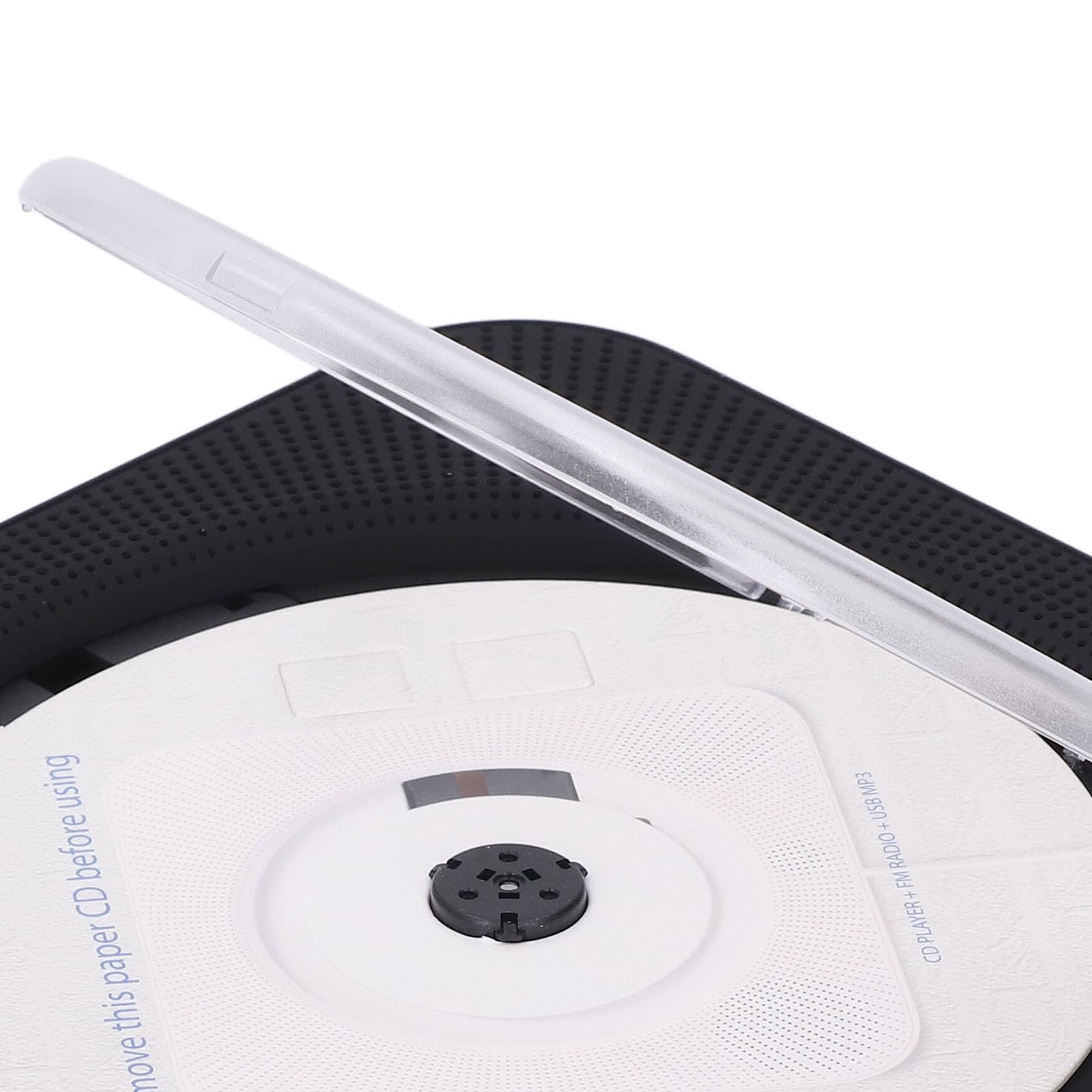 CHICIRIS Reproductor de CD Bluetooth para Montaje en Pared con Parlantes y Control Remoto, Ideal para Estudiantes y Familias (Black)