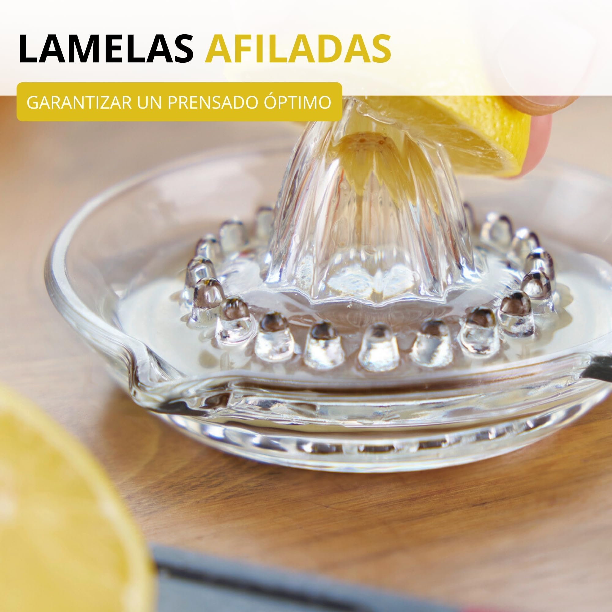 Westmark Exprimidor de cítricos y naranjas, capacidad 30 ml, cristal transparente, 308122E1