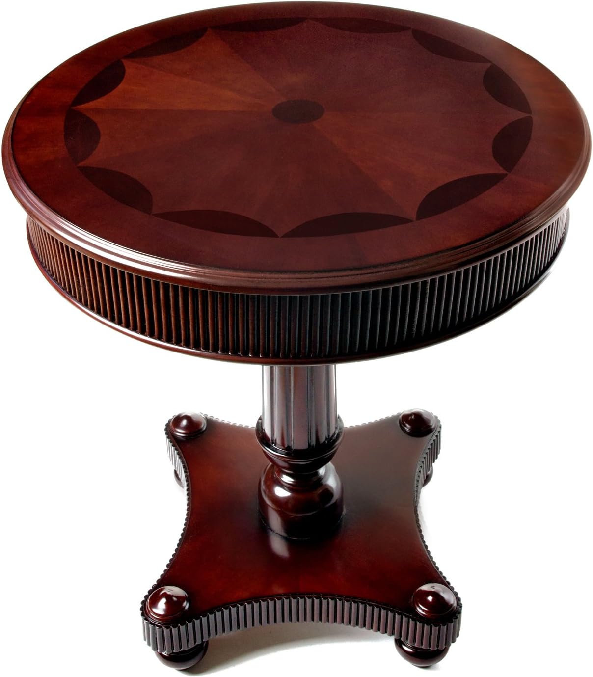 Theodore Table 26" Accent End Table by Mission Hills Living Room Set Tall Antique Lamp Table