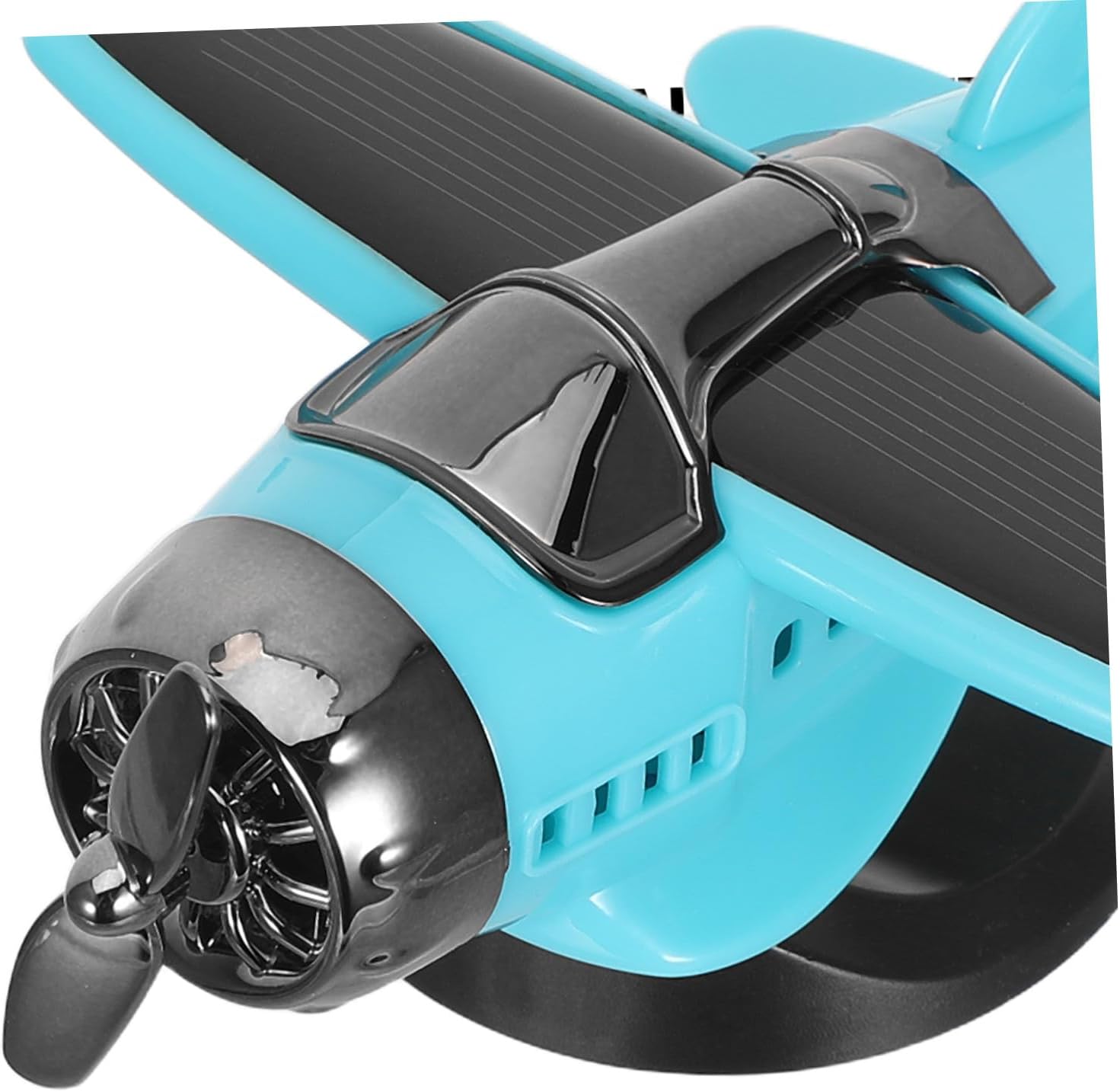 SOLUSTRE Solar Powered Airplane Car Air Freshener with Noiseless Rotation Mechanism, Abs Material Dashboard Diffuser for Lasting Freshness, for Home and Travel Use