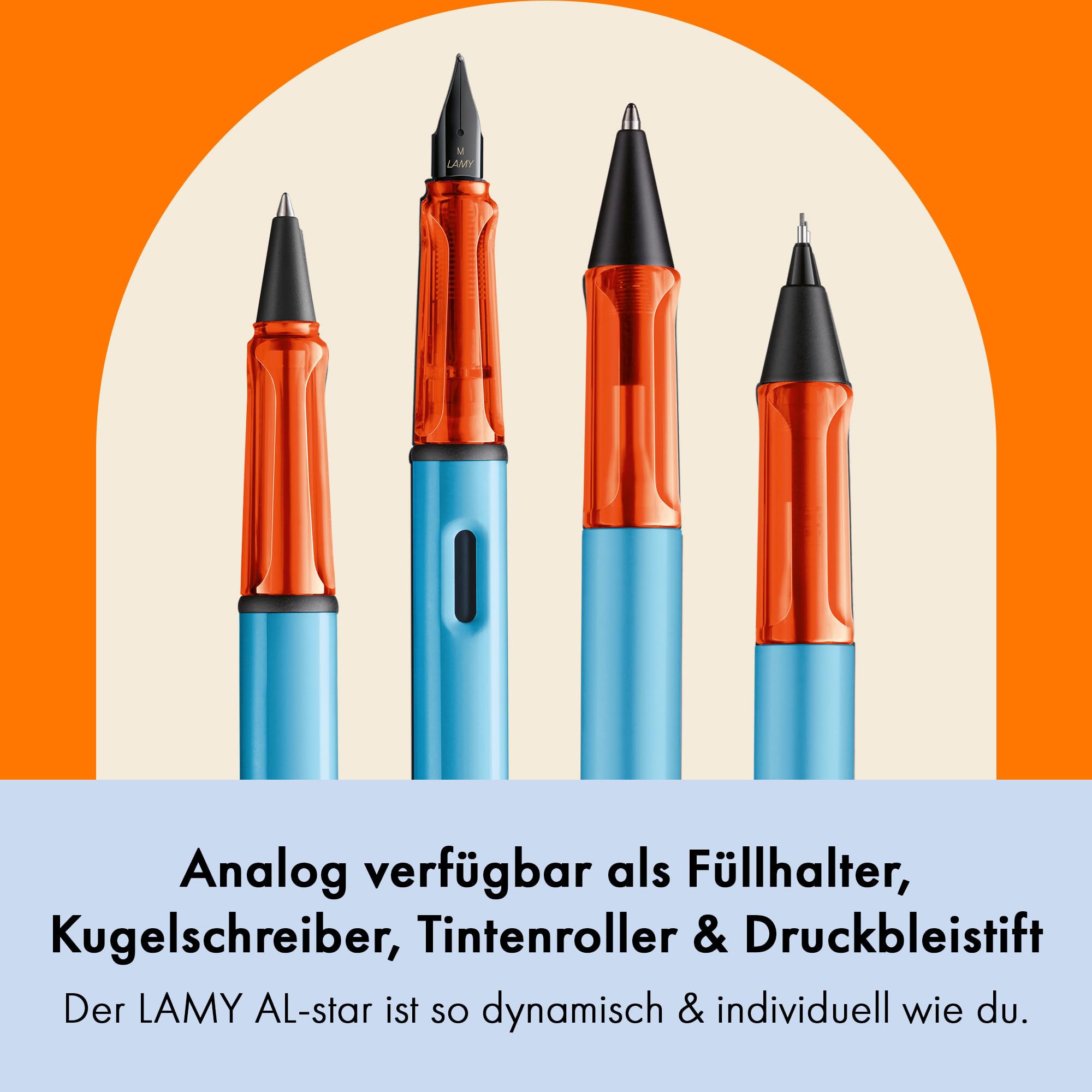 LAMY AL-Star EMR Denim (PC/EL Spitze) – Stylus Pen Touchscreen-Stift für viele Android-Geräte – mit ergonomischem Griff – präzises Schreiben & Zeichnen auf digitalen Medien – mit Funktionstaste