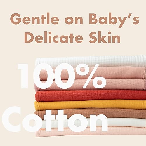 Miniatura 8 de Paquete de 8 baberos de muselina 100% algodón, baberos ajustables para bebés de 0 a 36 meses, niños y niñas