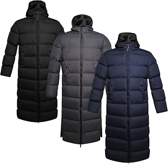 Soul Star Soulstar Mens Banana Padded Jacket Puffer Long Jackets Winter Hooded Coat