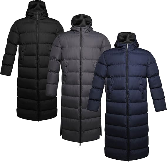 Soul Star Soulstar Mens Banana Padded Jacket Puffer Long Jackets Winter Hooded Coat