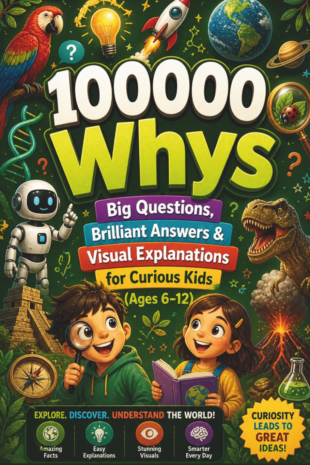 100000 Whys: Big Questions, Brilliant Answers & Visual Explanations for Curious Kids (Ages 6-12)