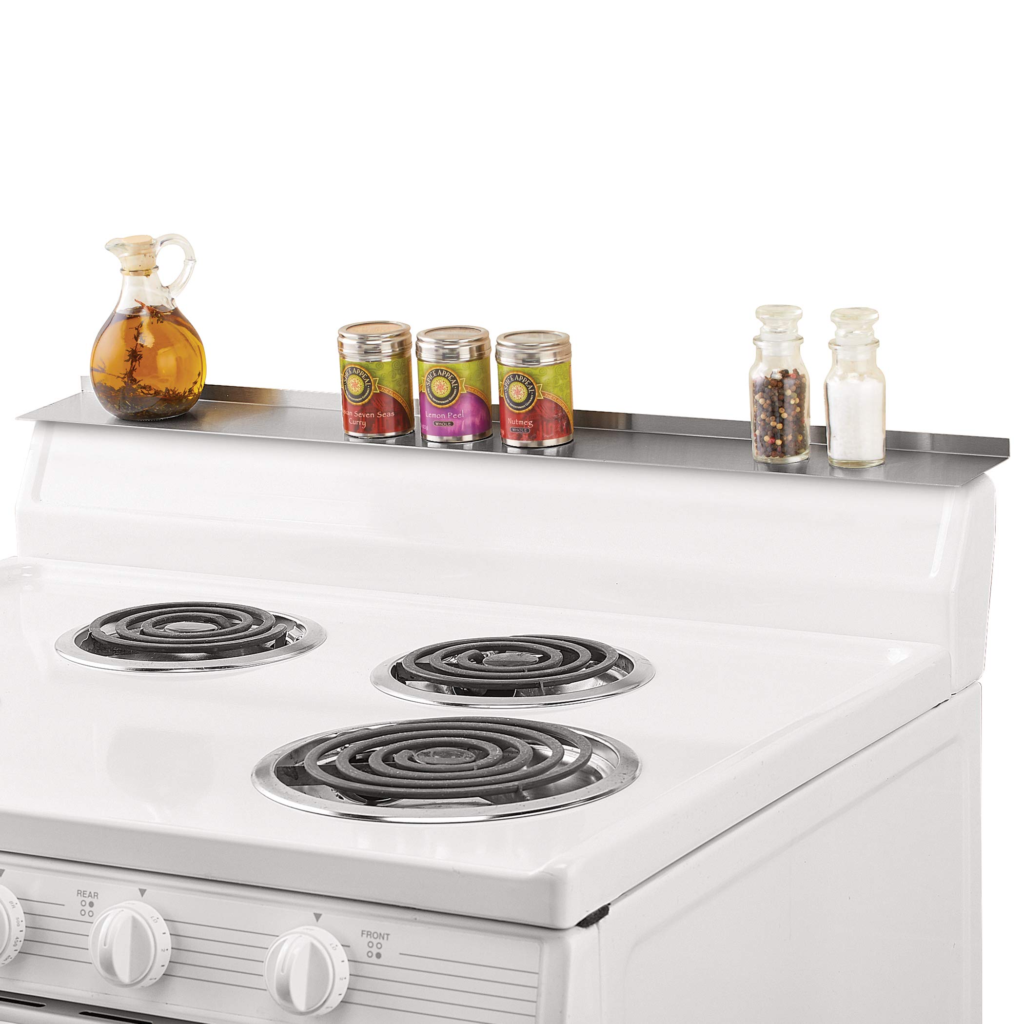 Collections Etc Instant Range Magnetic Top Shelf Perfect to Instantly Add Extra Storage or Display Space