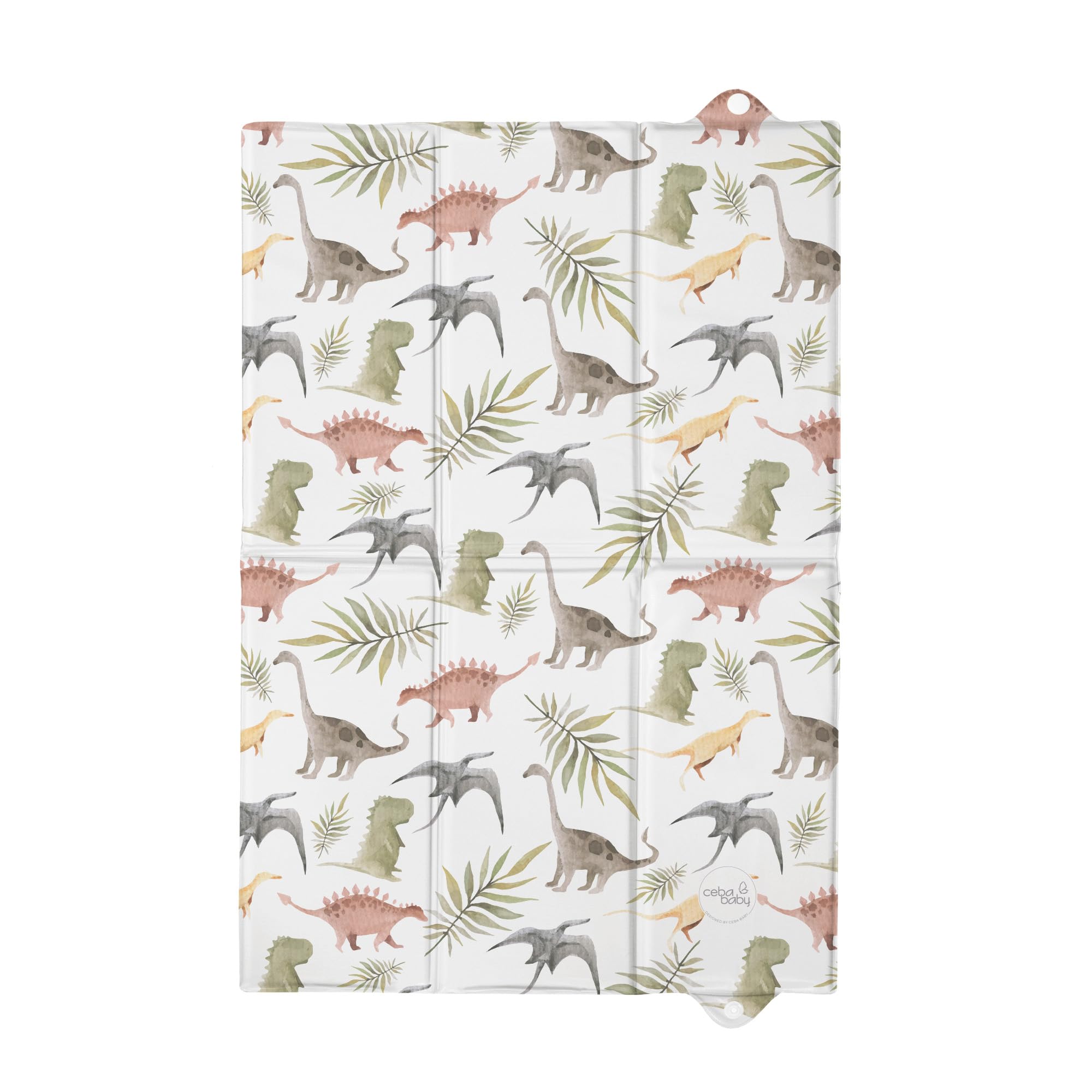 Fasciatoio Pieghevole Portatile Da Viaggio – 40x60 Cm, Impermeabile, Con Fantasia Floreale Colorata Per Bambine - 5