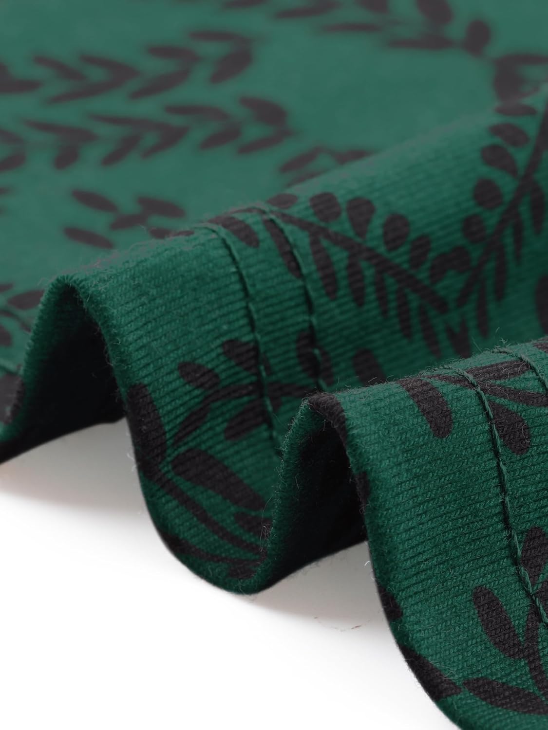 Agnes Orinda Plus Size Womens V Neck 3/4 Elbow Sleeve Top Botanical Print Blouse Tunic t Shirt Tops Casual Dressy - Image 6