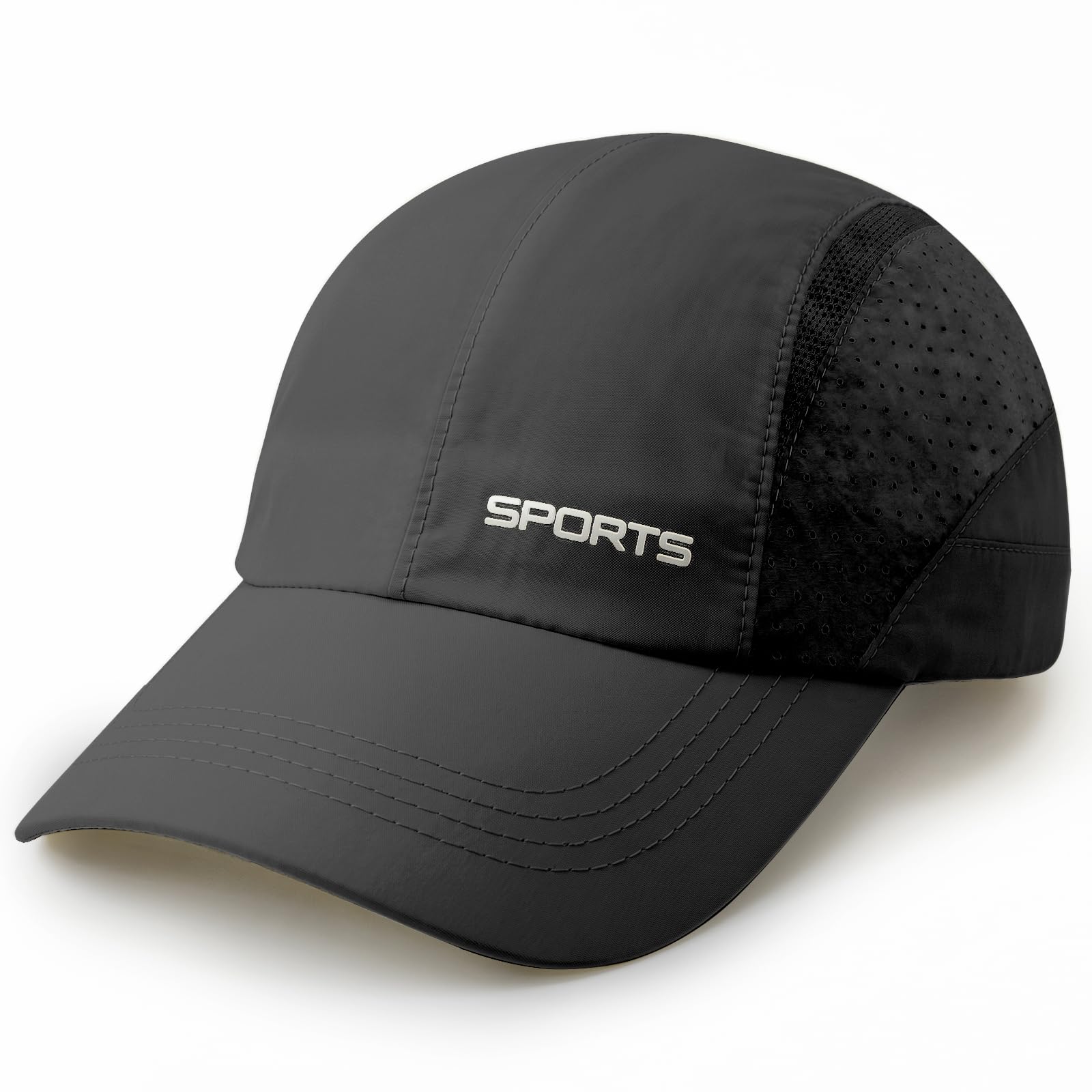 DRESHOW Baseball Cap for Women Men Quick Dry Breathable Mesh Sun Hat Adjustable Lightweight Sports Peaked Cap UPF 50+ Outdoor Hat for Golf Hiking Fishing