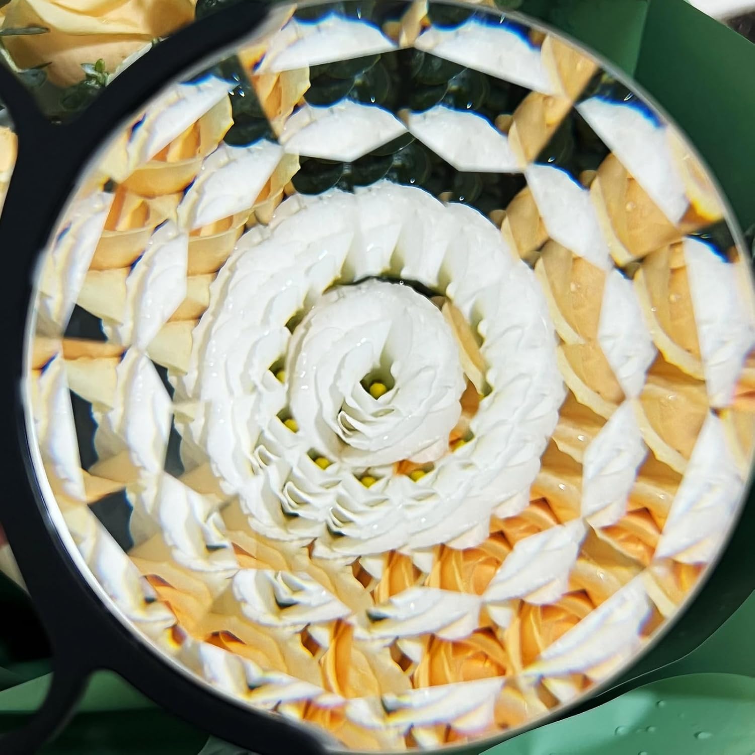 100mm Handheld Kaleidoscope Glass Special Effects Filter Photography Video SLR Camera Lens Accessories