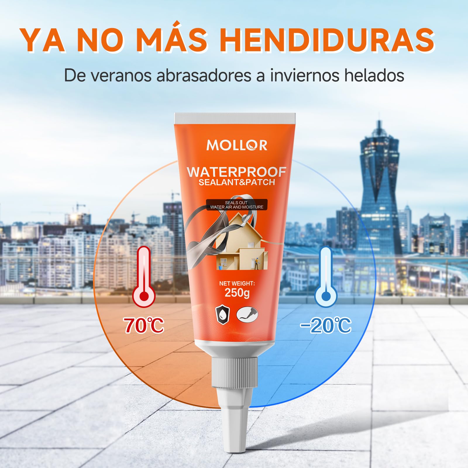 Relleno de grietas de hormigón, relleno de grietas de cemento para cargas pesadas, sellador de hormigón autonivelante para calzada, acera, terraza, adhesivo sellador impermeable para exteriores, gris
