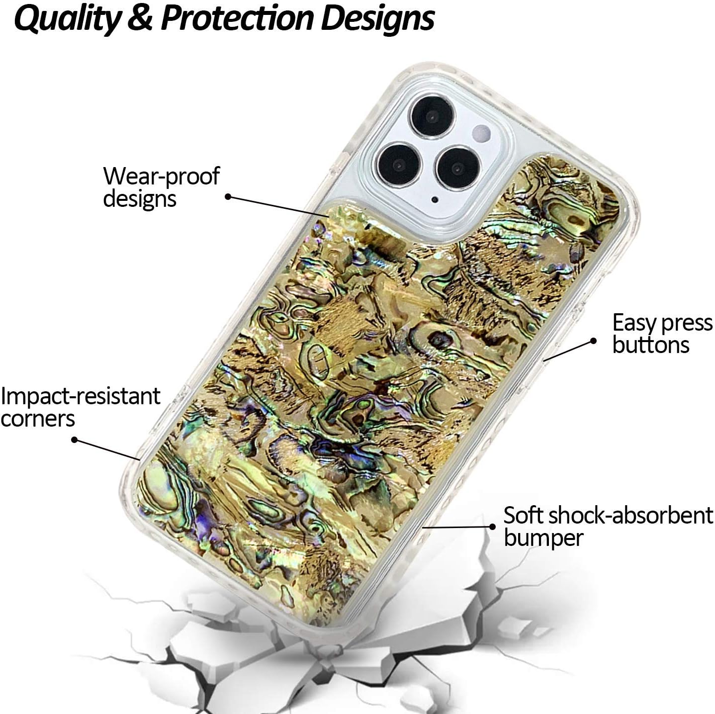 Flаѕh Sаlе Buу 1 gеt 1 iPhone 12 Pro Max Case Genuine Unique Sea Shell Beige Designed - Golden Glitter Protective Phone Cases Shockproof Durable Soft TPU Bumper Anti-Scratch Full-Body Cover 6.7 inch 🔥 Hоt Dеаlѕ iPhone 12 Pro Max Case Genuine Unique Sea Shell Beige Designed - Golden Glitter Protective Phone Cases Shockproof Durable Soft TPU Bumper Anti-Scratch Full-Body Cover 6.7 inch