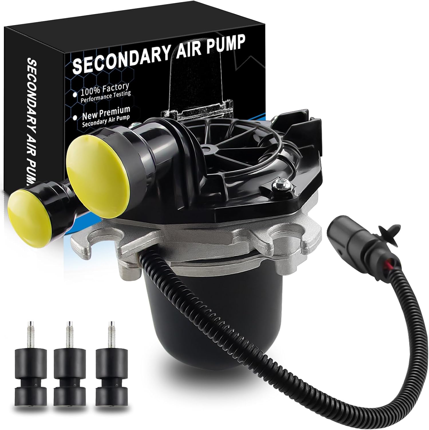 Secondary Air Injection Pump Fits for:-Audi A3 2008-2013 RS5 2013-2016 A3 Quattro 2008-2013, for:-Porsche Cayenne 2011-2018 Paramera 2012-2016, 2.0L 3.0L 4.2L L4 V6 Replace OE# 95860510400