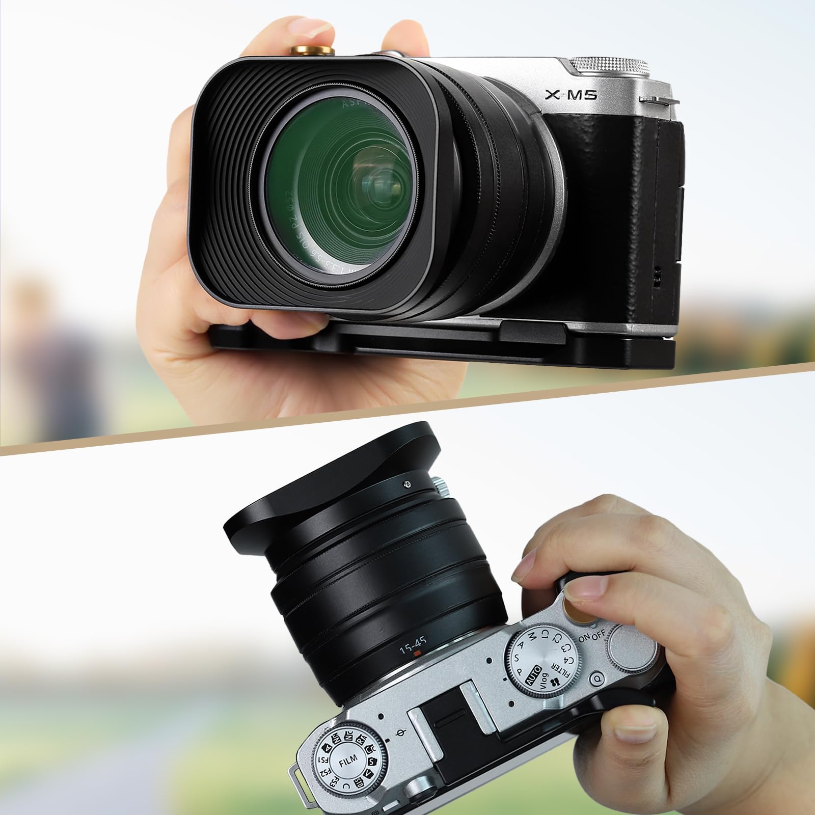 Amazon.com : Haoge Metal Square Lens Hood for Nikon NIKKOR Z 40mm